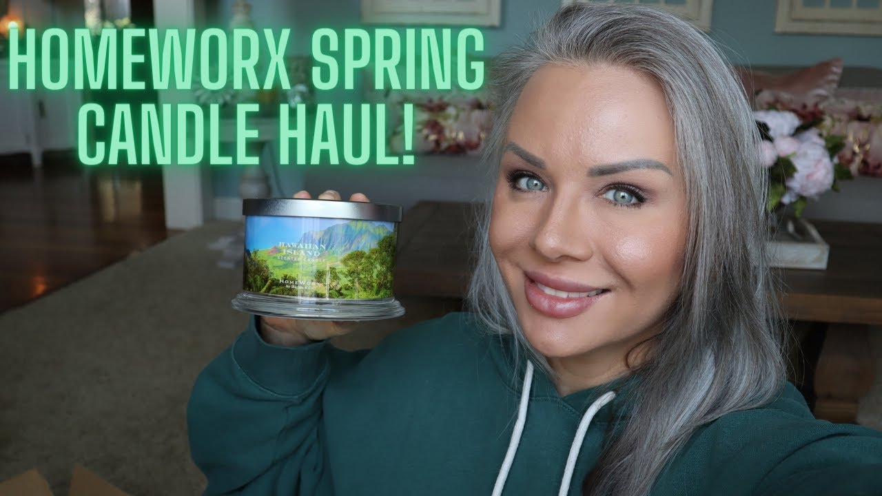 First HomeWorx Spring Candle Haul: Coconut Lychee, Sparkling Citrus, Hawaiian Island & More!