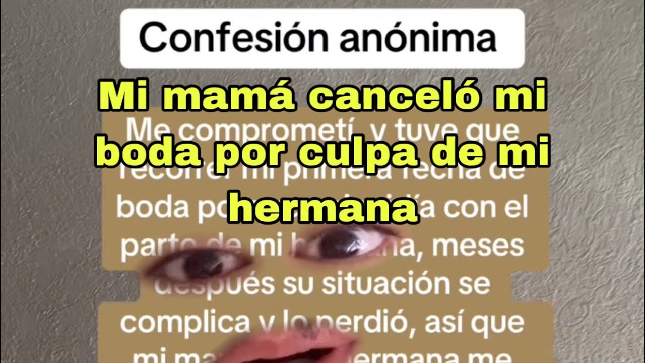 Mi mamá cancelo mi boda por el luto de mi hermana