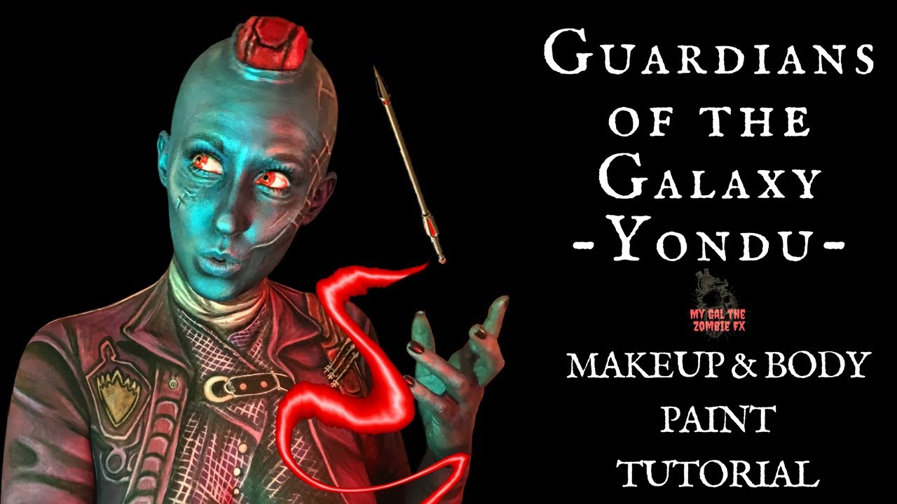Guardians of the Galaxy - Yondu Makeup Tutorial