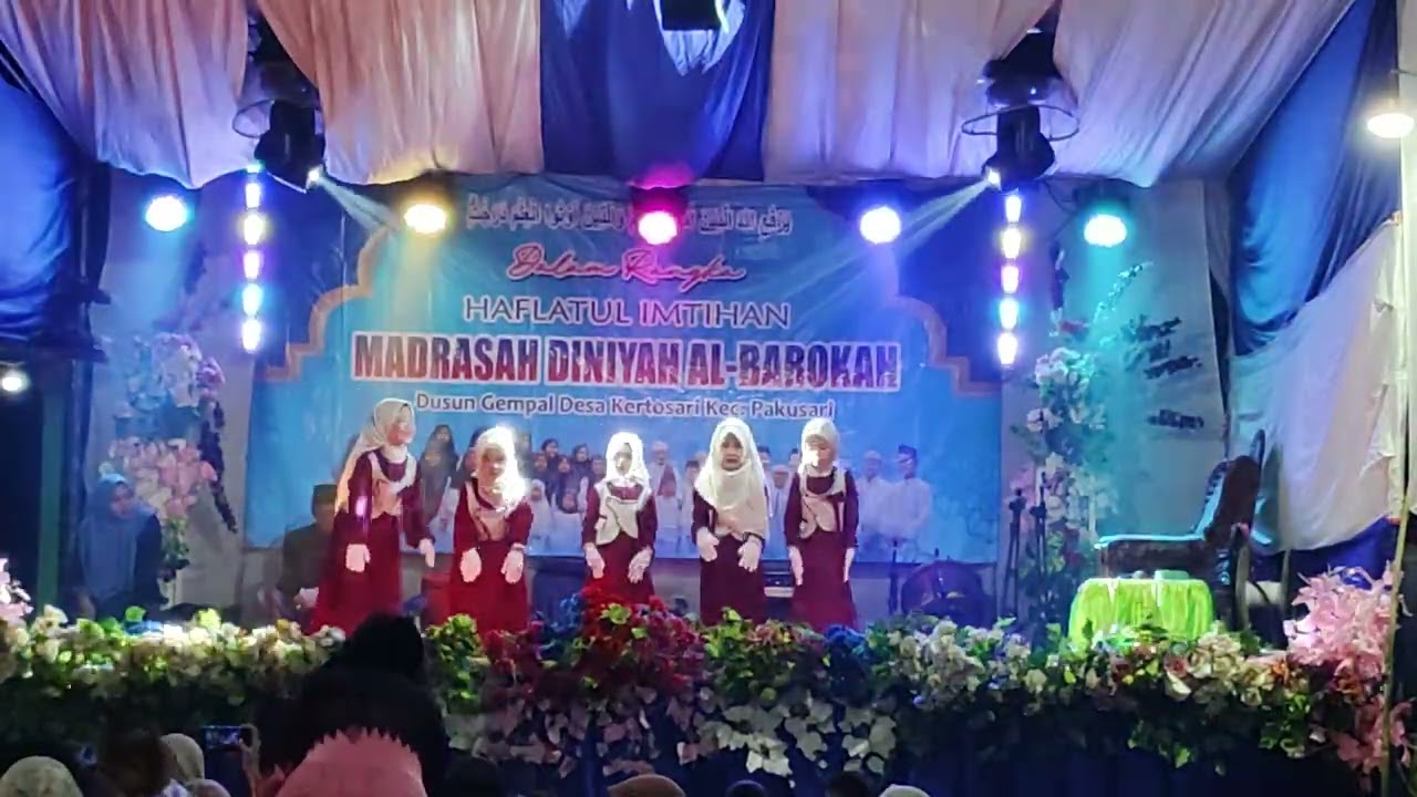 Tampilan haflatul imtihan MD AL-BAROKAH 