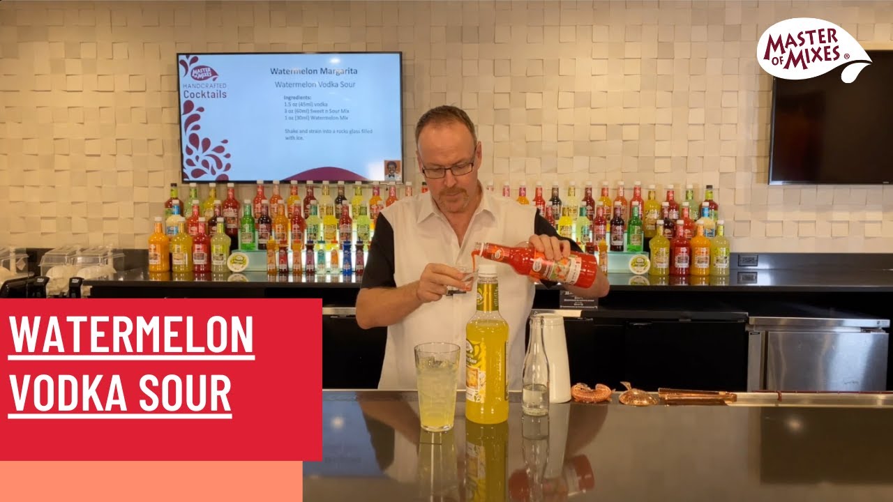 How to Make the Watermelon Vodka Sour