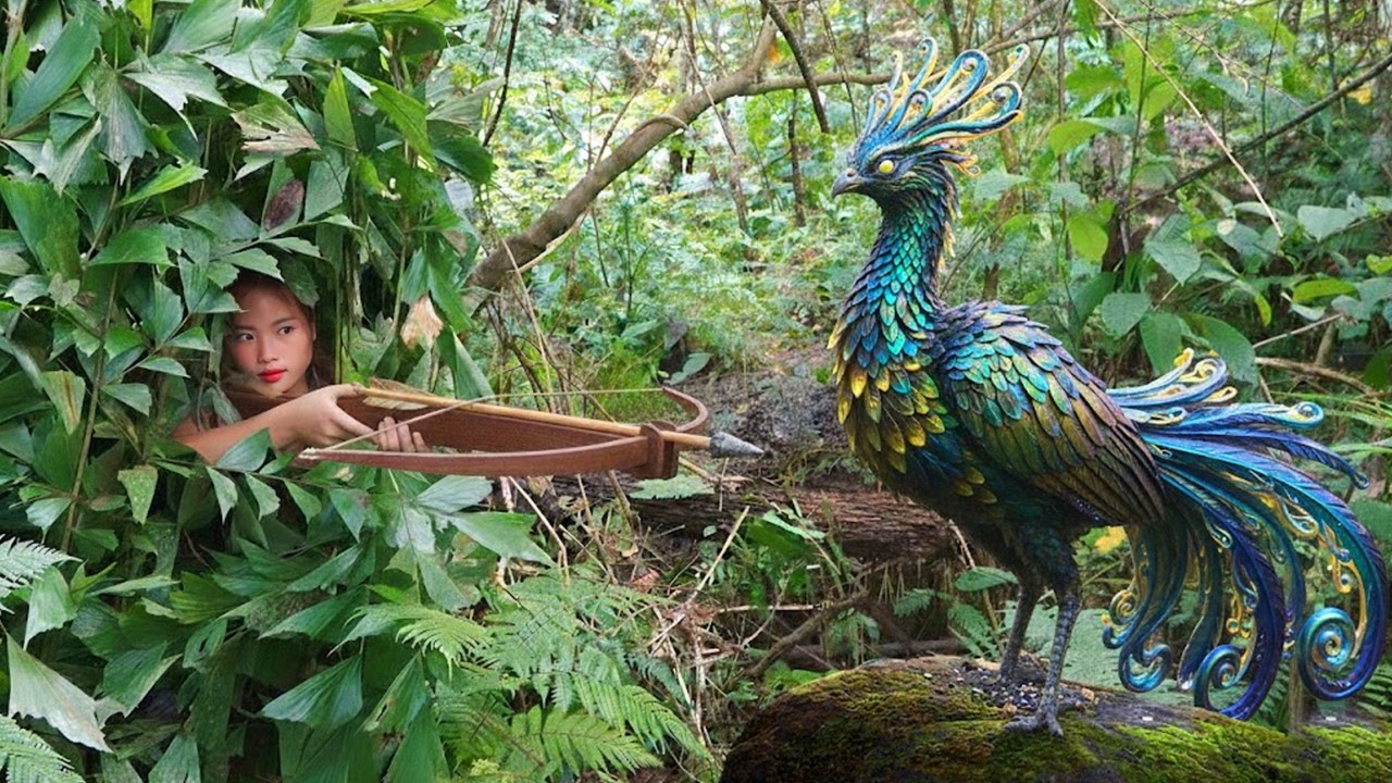 Tracking Wild Chickens & Setting Smart Traps | Alone Survival Skills in the Forest