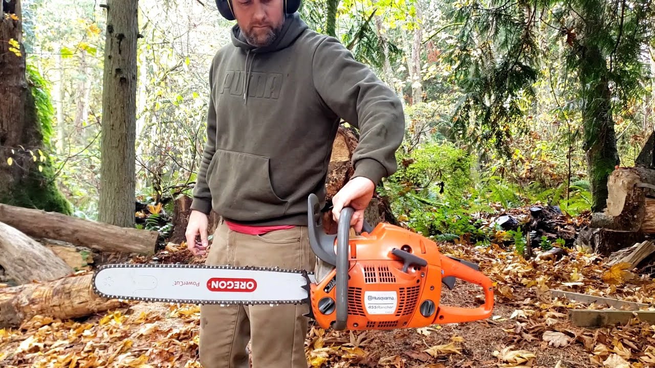 Husqvarna 455 Rancher muffler mod