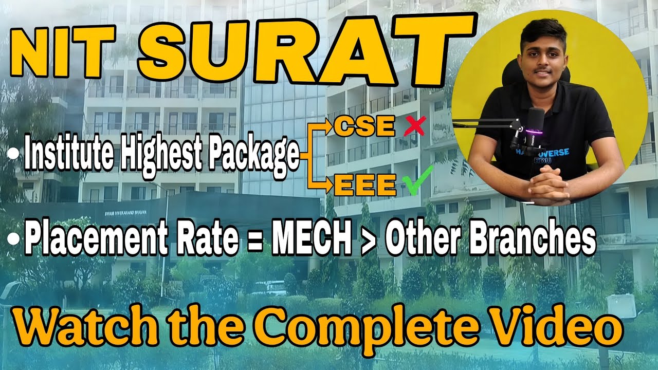 NIT Surat English College Review 2026 | Placements, Cutoff, Fees, Hostel, admissions..|