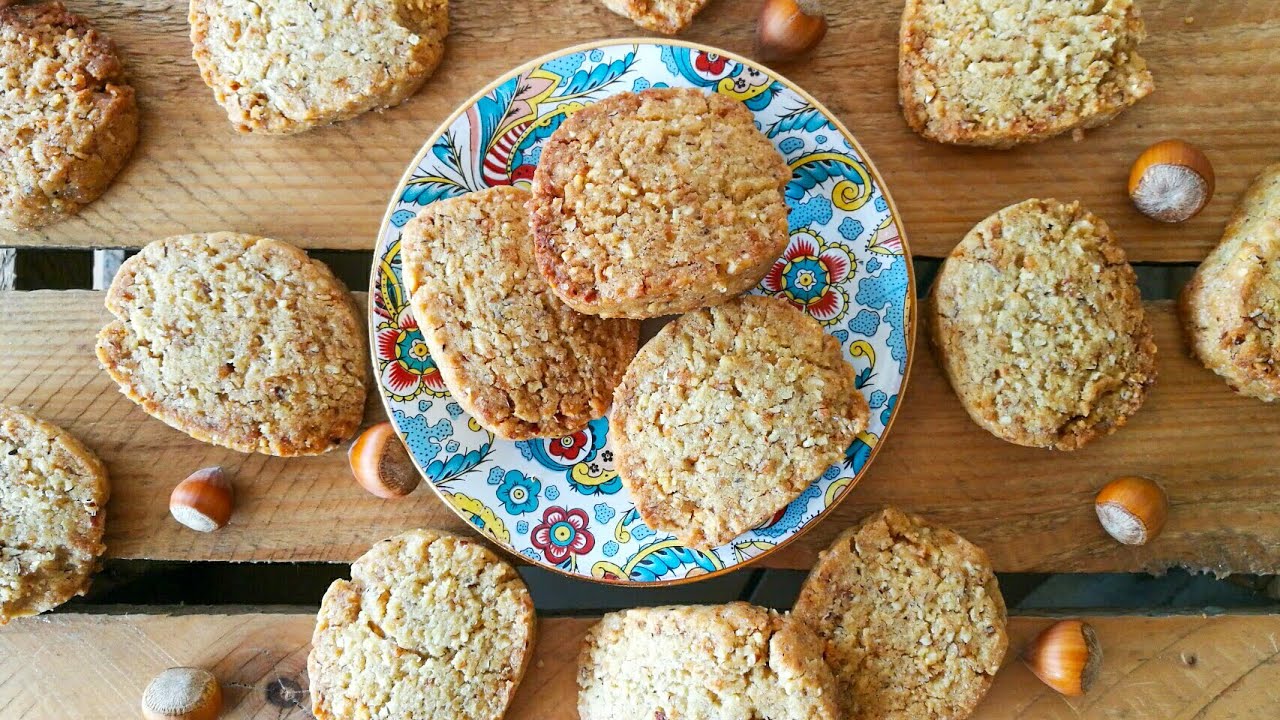 {Recette facile} Biscuits à la noisette sans beurre