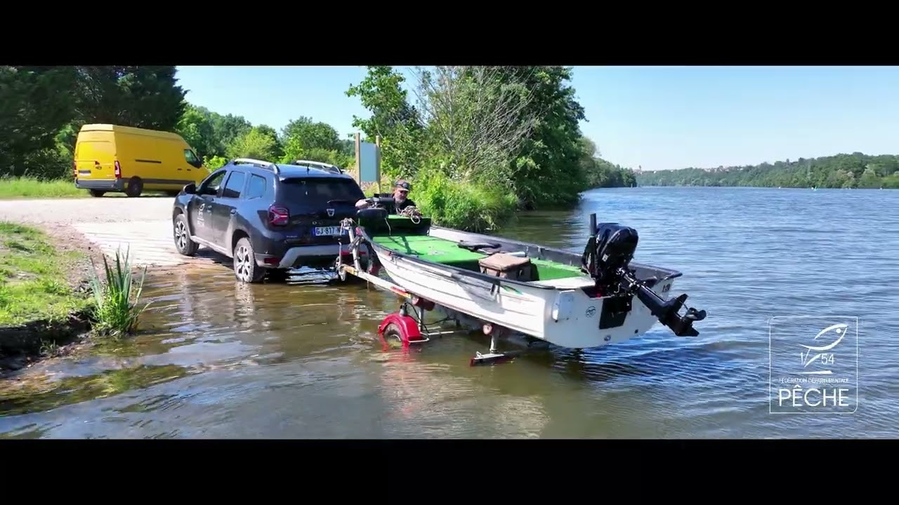 Rampe de mise à l'eau sur la Moselle à Aingeray