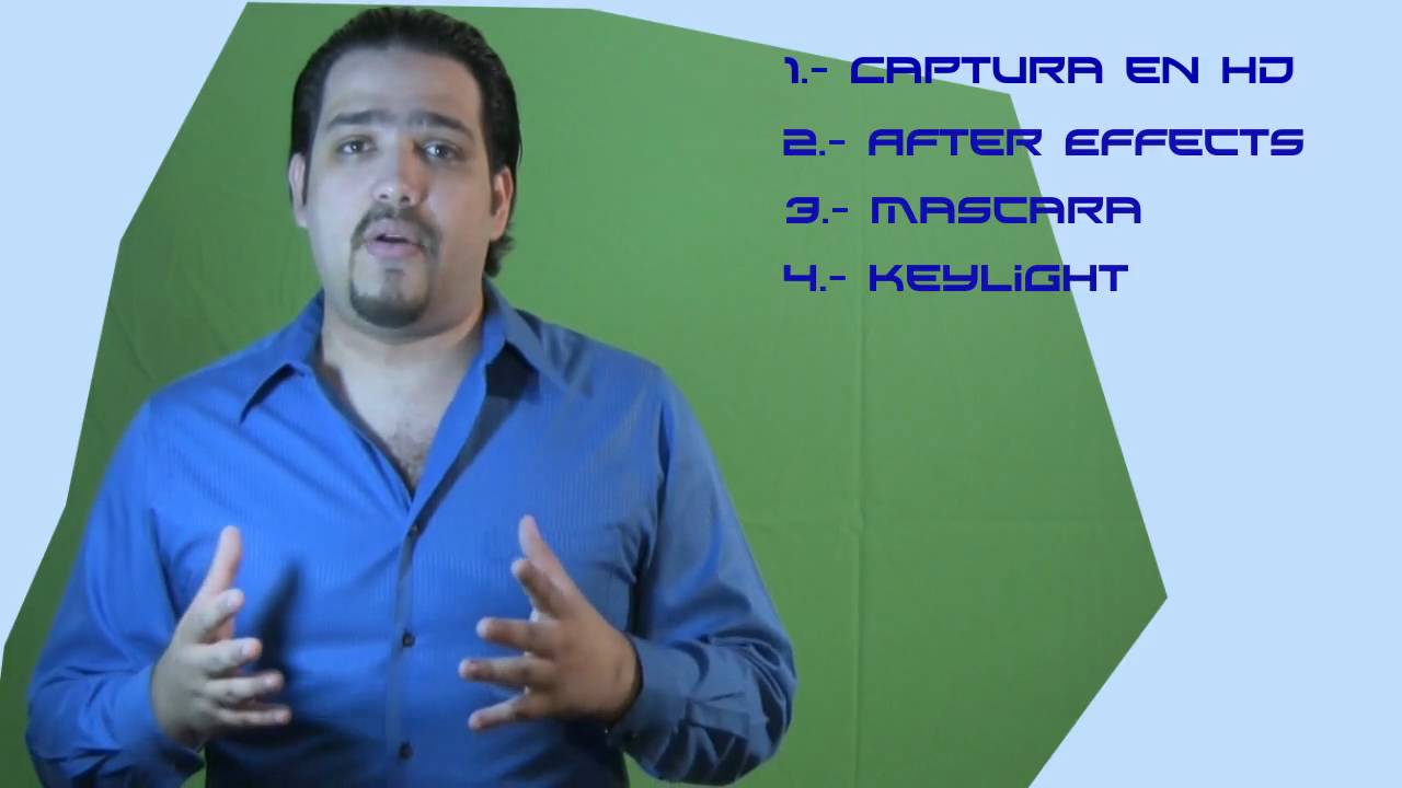 CHROMA en fondo verde: AE & Keylight (HD video)