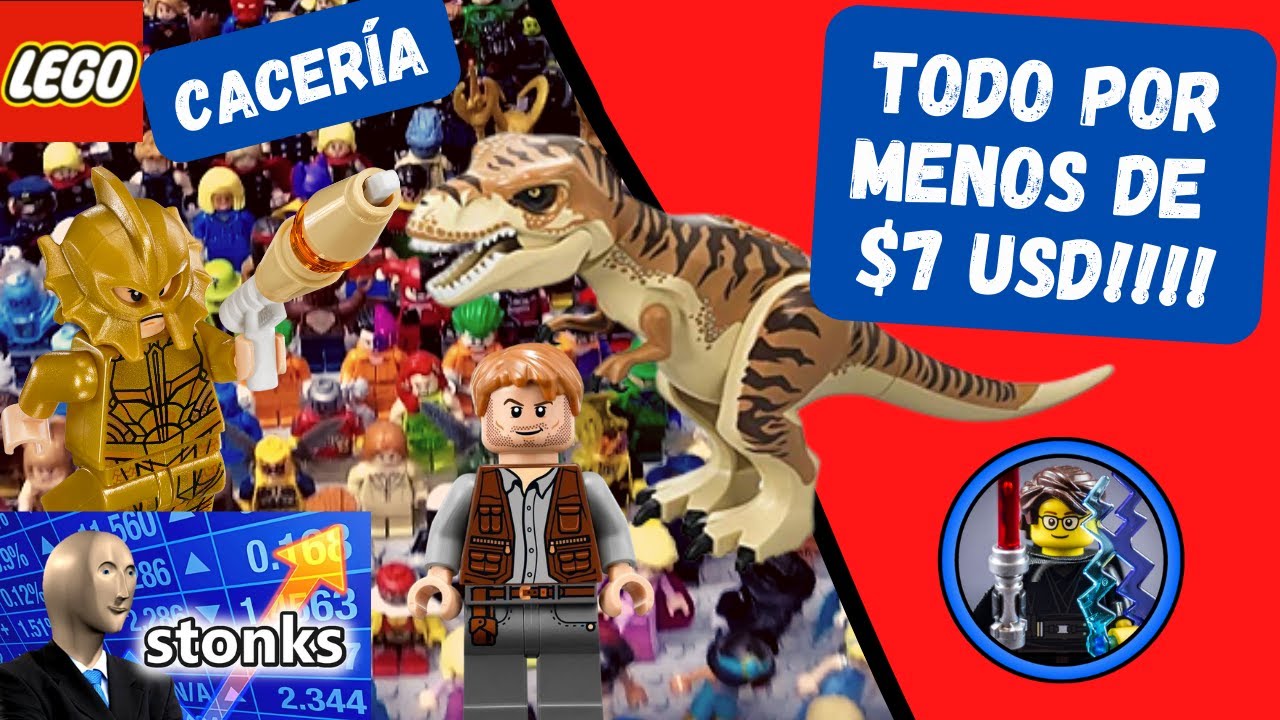 Comprando muchas figuras con poco dinero 😎 / UNA GRAN CACERÍA! / Minifigs And Bricks