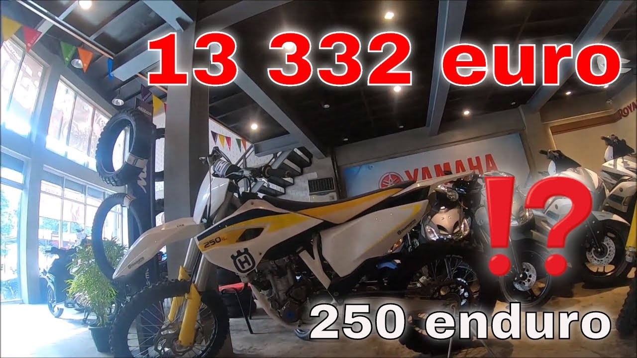 HUSQVARNA TE 250 ENDURO A 13 000 EURO??? MOTOVLOG   FRANCE