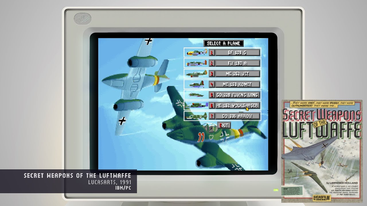 Secret Weapons of the Luftwaffe - LucasArts, 1991 - IBM/PC (4K)