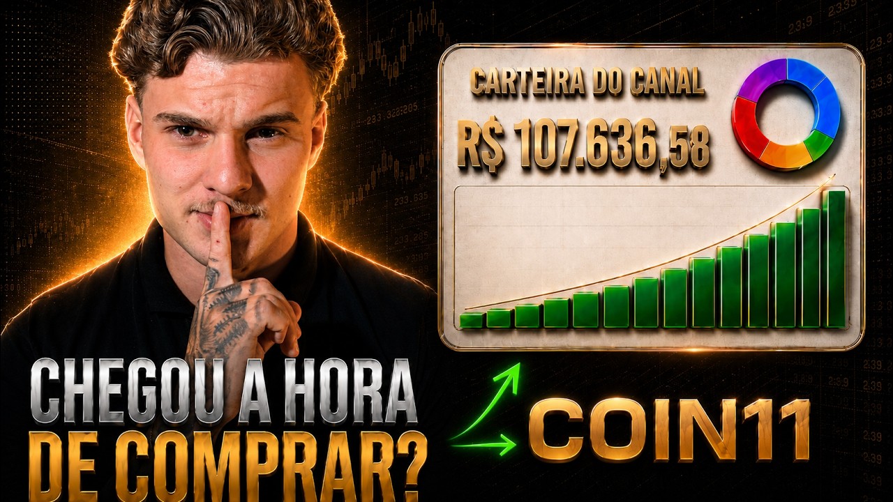 COIN11 A R$ 37 EST&Aacute; DE GRA&Ccedil;A? Aproveitei para comprar na queda
