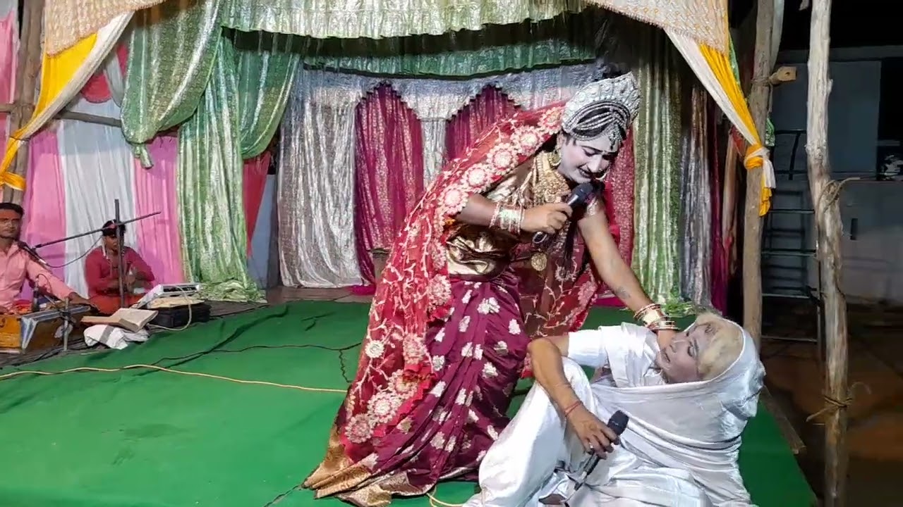 देखिए मंथरा ने कैकई को किस प्रकार से भड़काया पुष्पेंद्र सिंह मसगाव द्वारा कैकई का सुंदर अभिनय