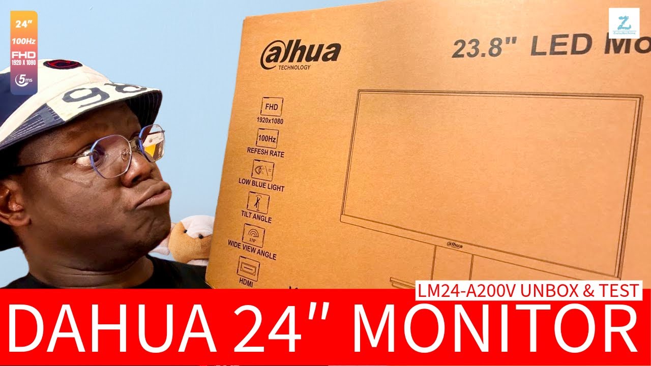 Rozpakowanie i konfiguracja monitora Dahua LM24-A200V | 24-calowy monitor FHD VA (recenzja budżet...