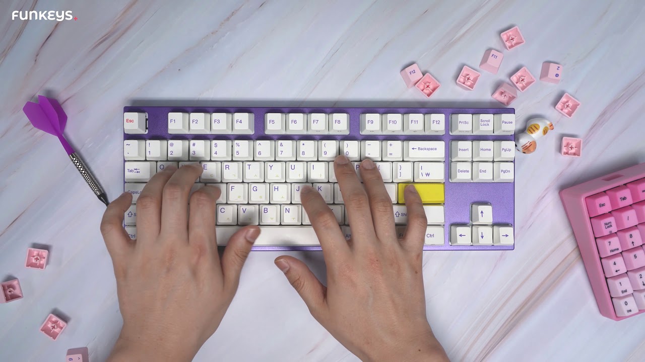 [펀키스] 바밀로 VARMILO VA87M CUSTOM EDITION PBT 염료승화 한글 기계식 적축 키보드 타건 ASMR