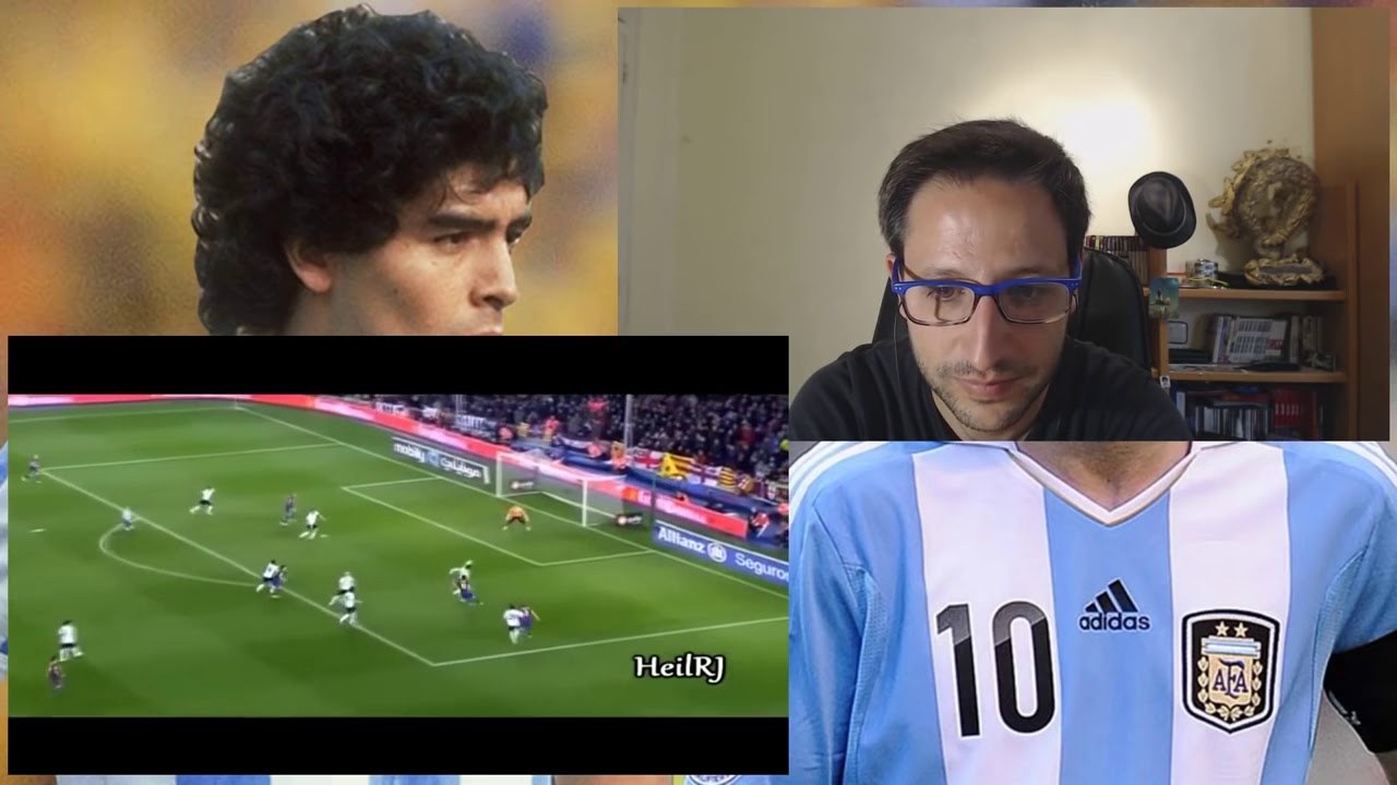 REACCIÓN | Argentine DNA Skills | Diego Maradona vs Lionel Messi