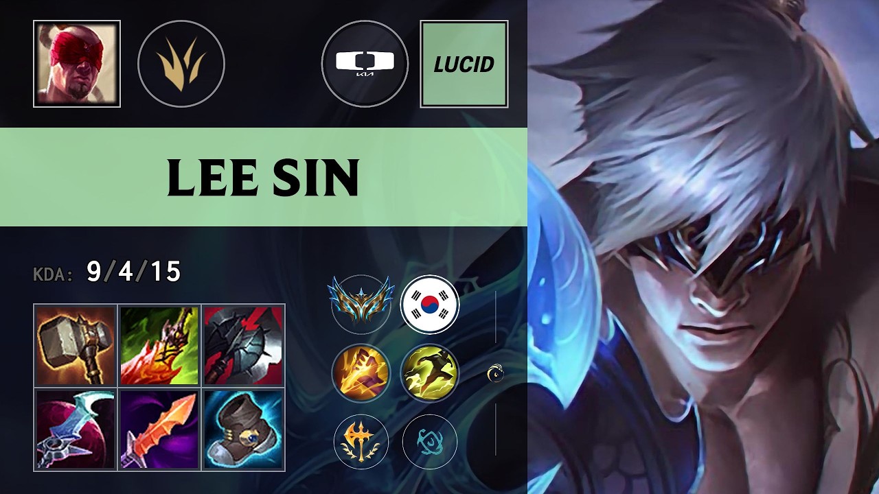(DK Lucid) Lee Sin Jungle vs Cho'Gath (GEN Canyon) - KR Challenger Patch 26.16