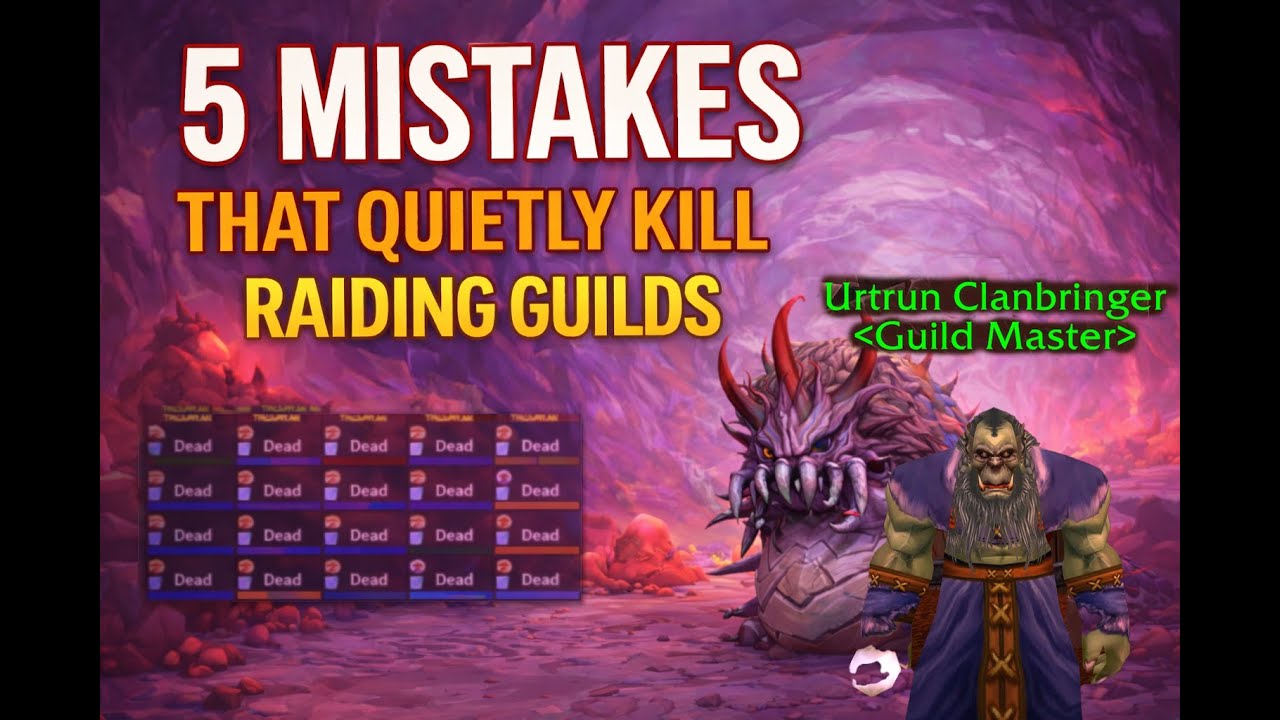 5 Mistakes That Quietly Kill Raiding Guilds