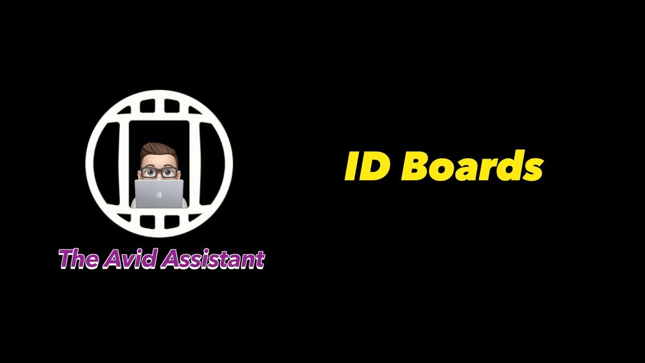 Making an ID Board/Slate with leader in Avid