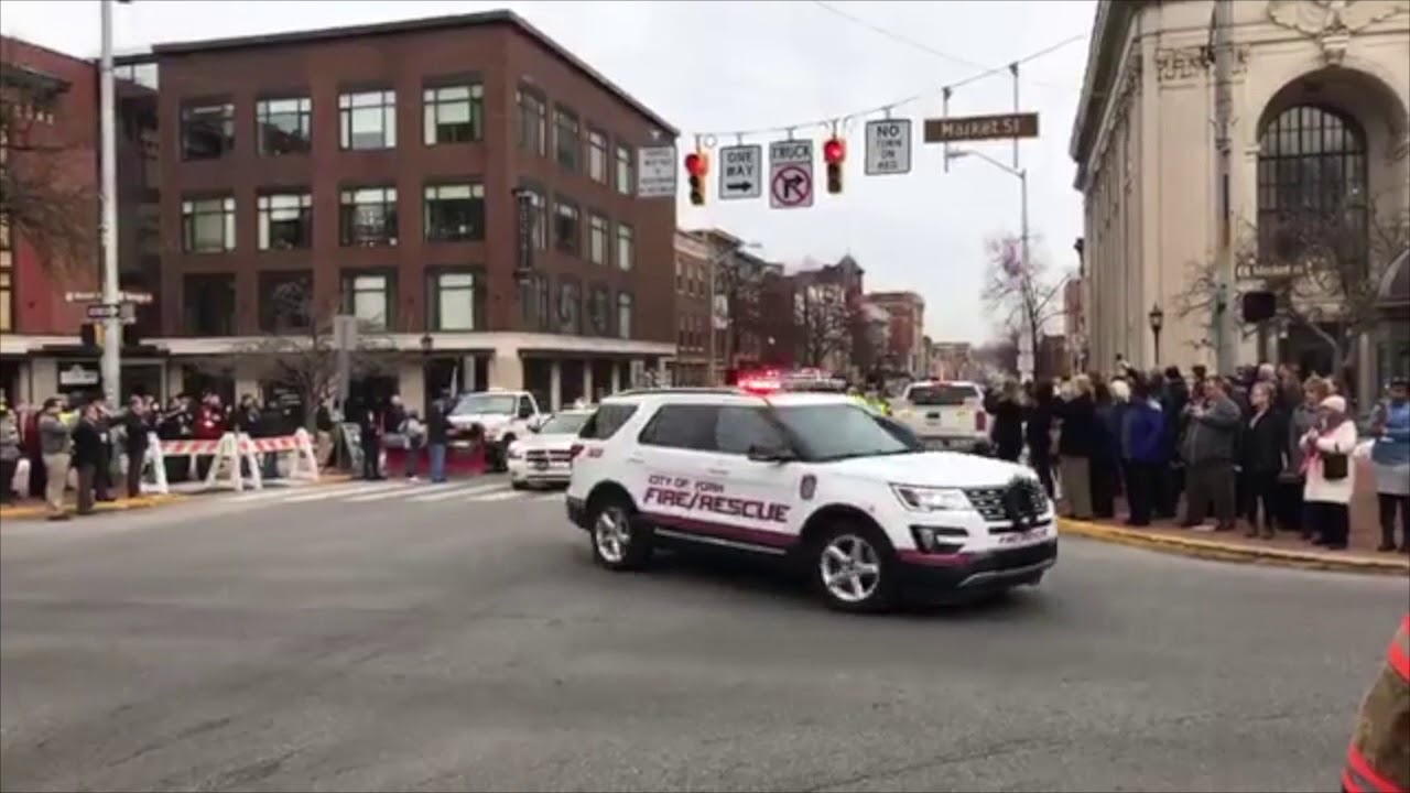 Funeral procession for Ivan Flanscha