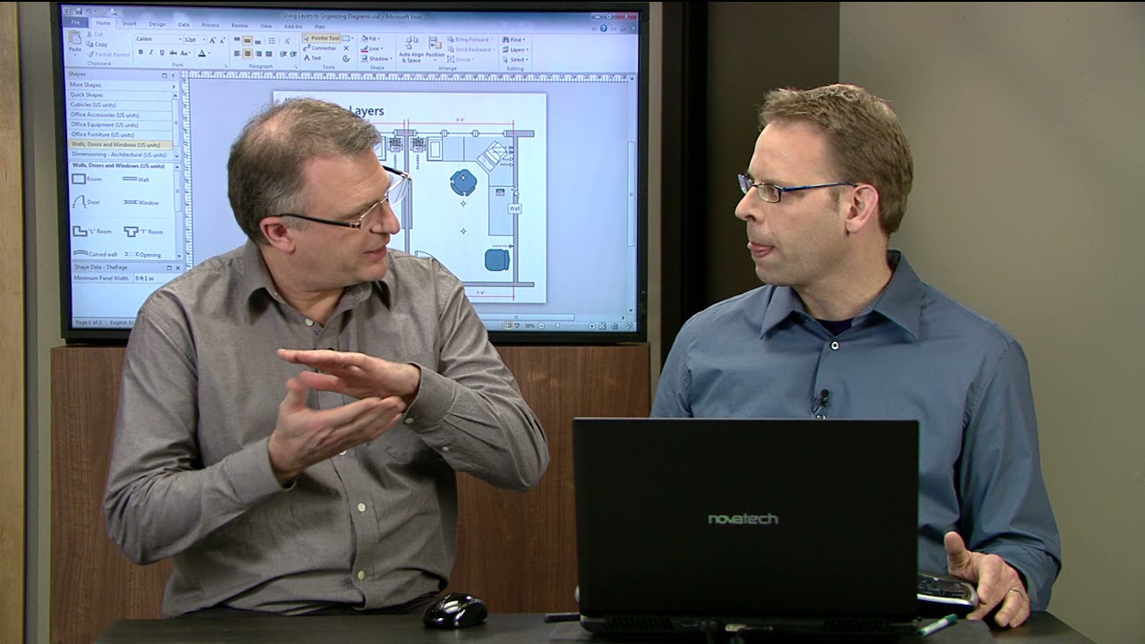 Session 18 Use layers to organize complex diagrams