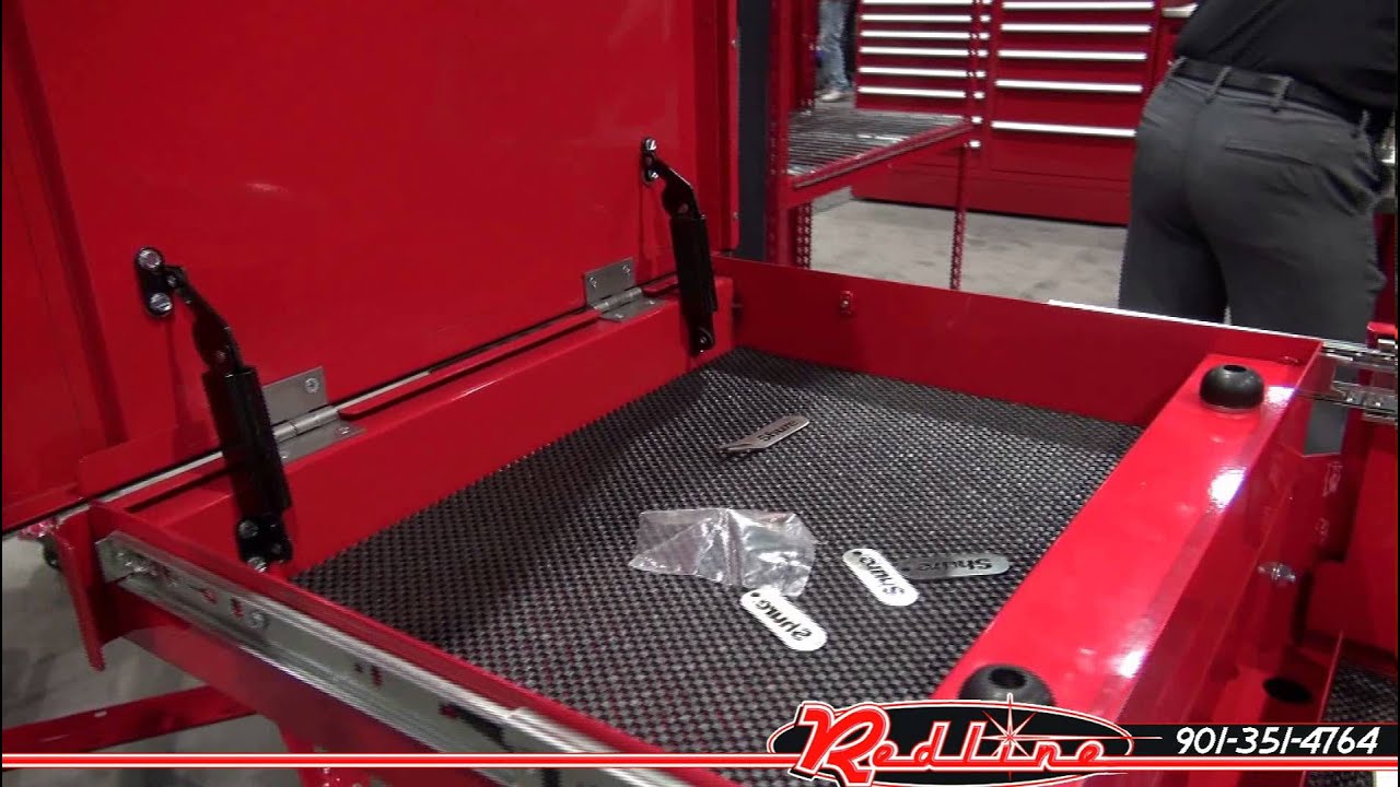 Rolling Portable Shure Rollcart with Slide Out Top Deck by Redline Engineering
