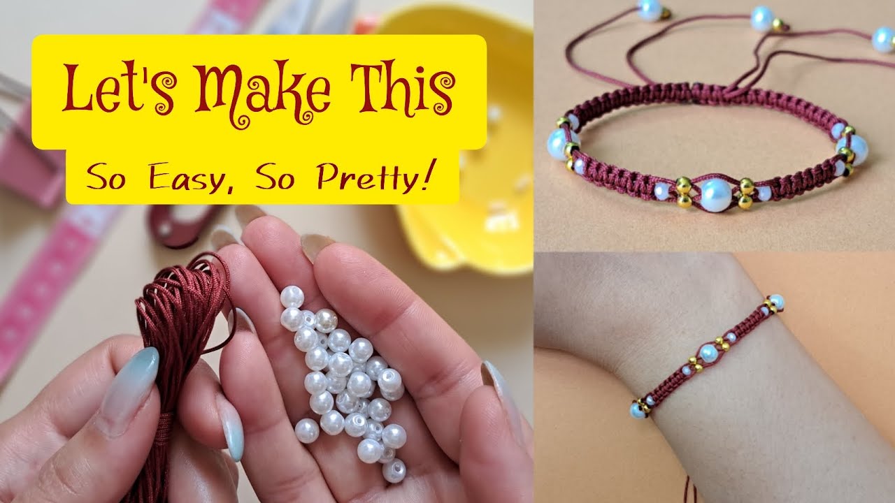 ⭐️ Make This Elegant Macrame Bracelet – You Won’t Believe How Easy It Is!