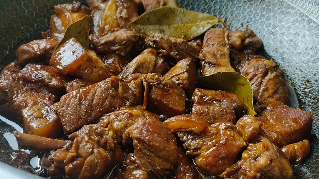 THE BEST CHICKEN AND PORK ADOBO RECIPE