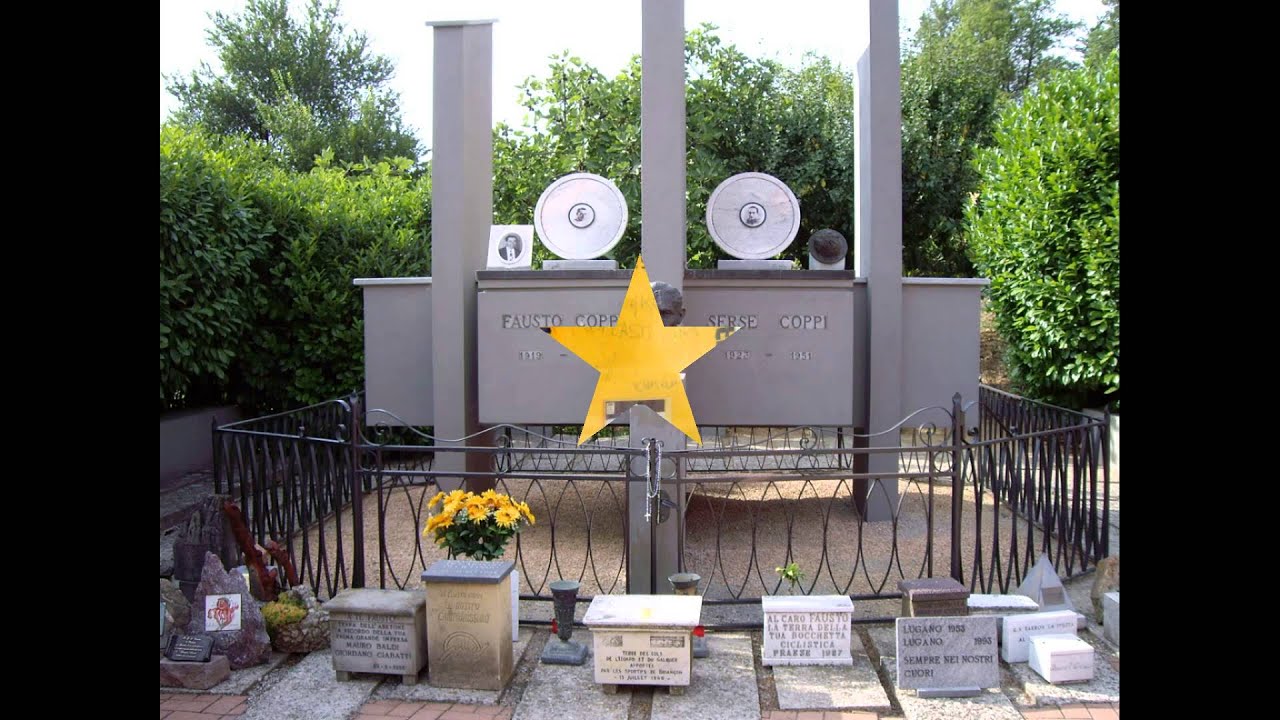 Fausto Coppi Grave Memorial, Castellania, Alessandria, Italy, Europe