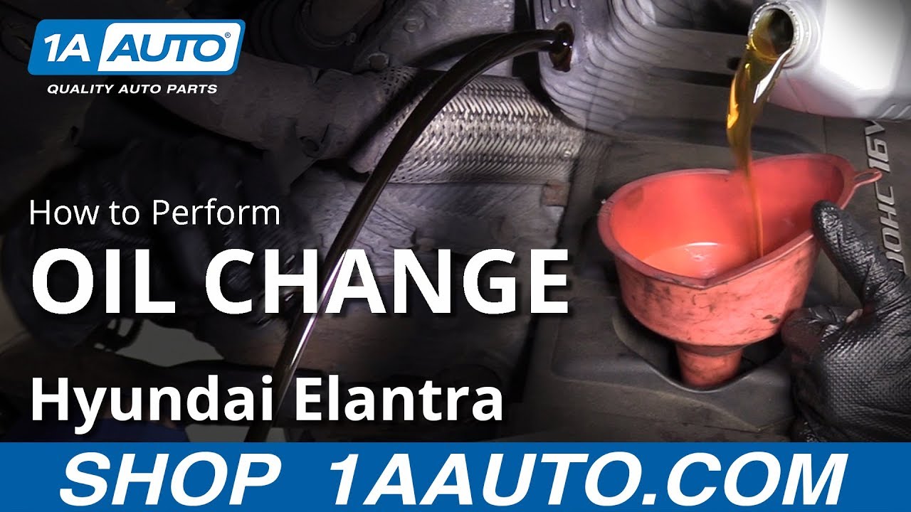 Как заменить масло в Hyundai Elantra 2007–2010 годов