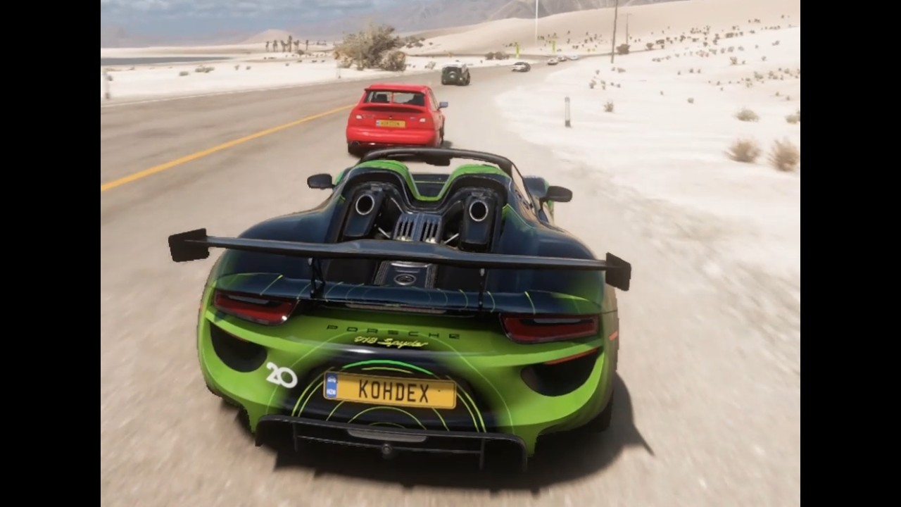 PORSCHE 918 SPYDER VS TRACK TOYS | Forza Horizon 5 using the Moza R5 steering wheel.