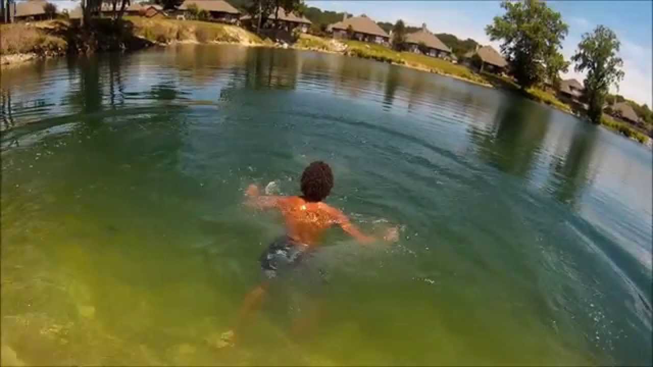 free diving at holland lakes with friends