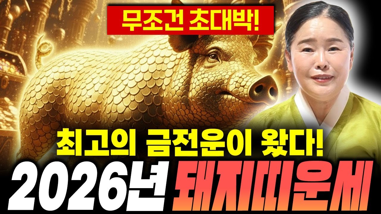 🐷2026년 병오년 미리보는 돼지띠운세🐷 