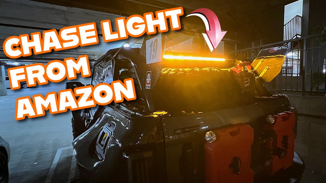 EASY INSTALL CHASE LIGHT BAR FROM AMAZON | The Bronco Adventures