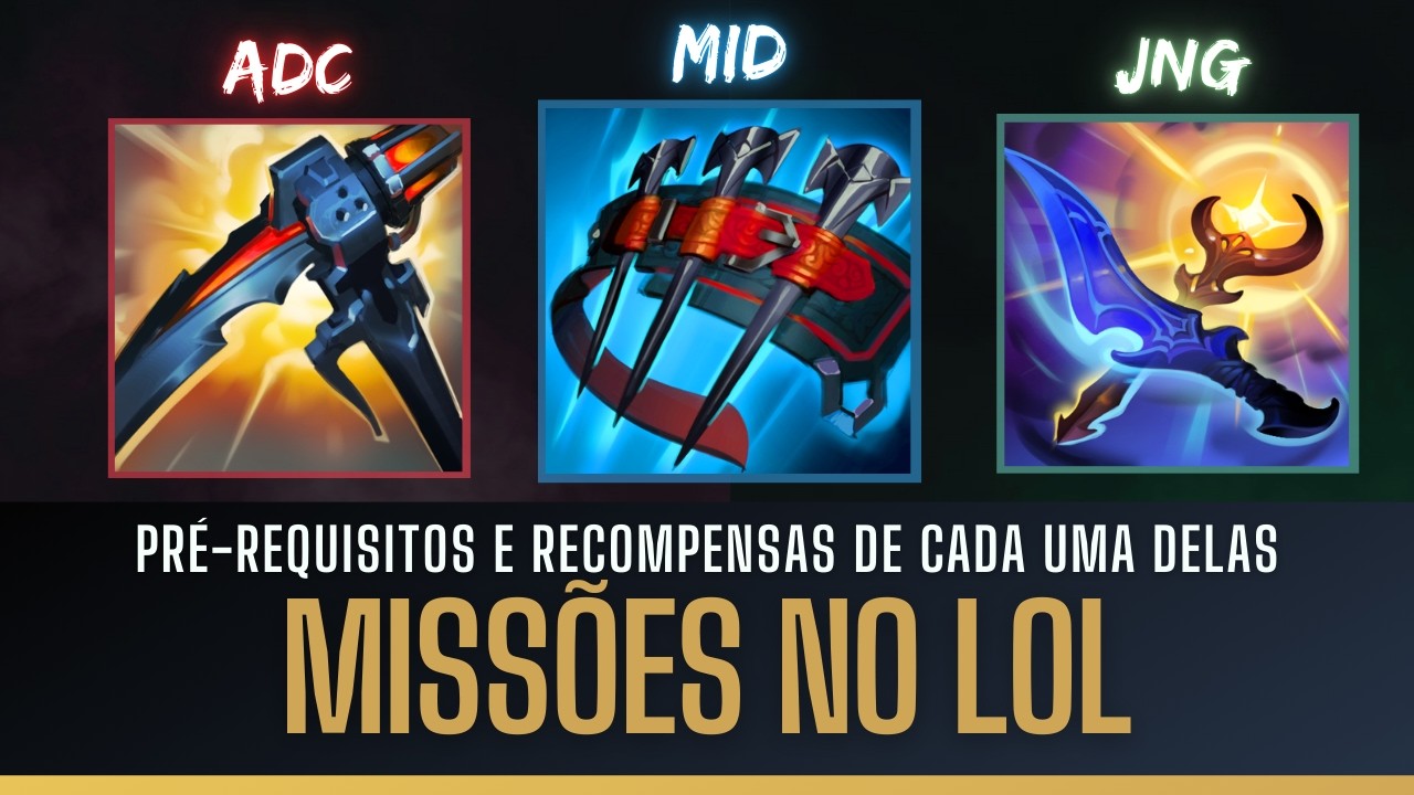 Mostrando COMO FUNCIONAM as NOVAS MISS&Otilde;ES por POSI&Ccedil;&Atilde;O do LOL