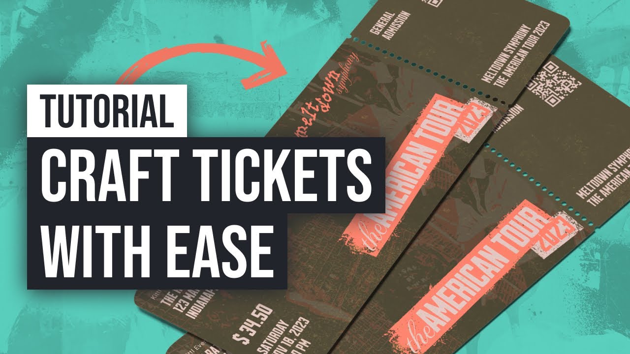 How To Easily Make Concert Ticket Designs (No Skills Needed)