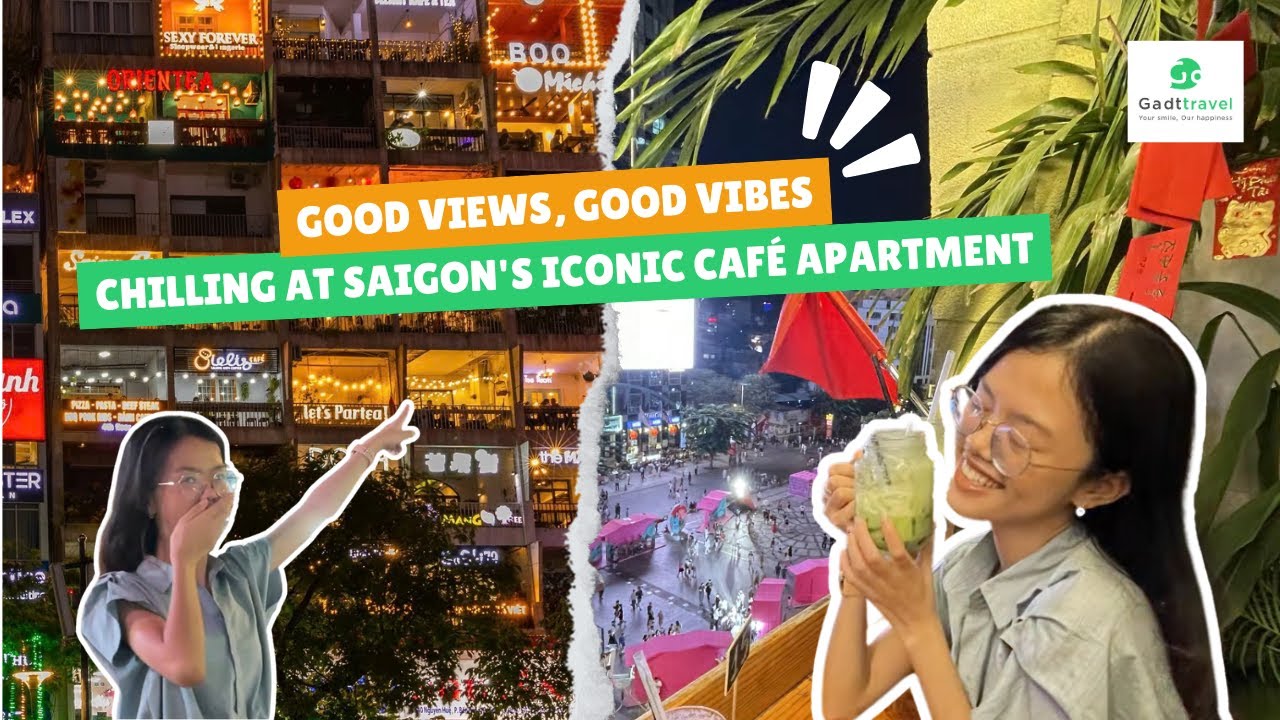 EXPLORING CAF&Eacute; APARTMENT in Ho Chi Minh city: Vintage Vibes & Nguyen Hue Walking Street Views! ☕