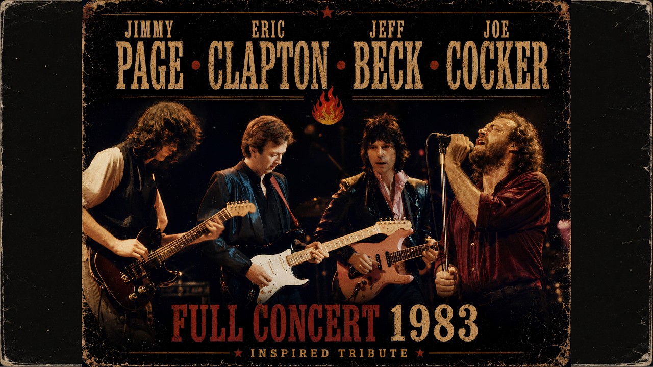 Jimmy Page &bull; Eric Clapton &bull; Jeff Beck &bull; Joe Cocker 🔥 Full Concert 1983 | Inspired Tribute