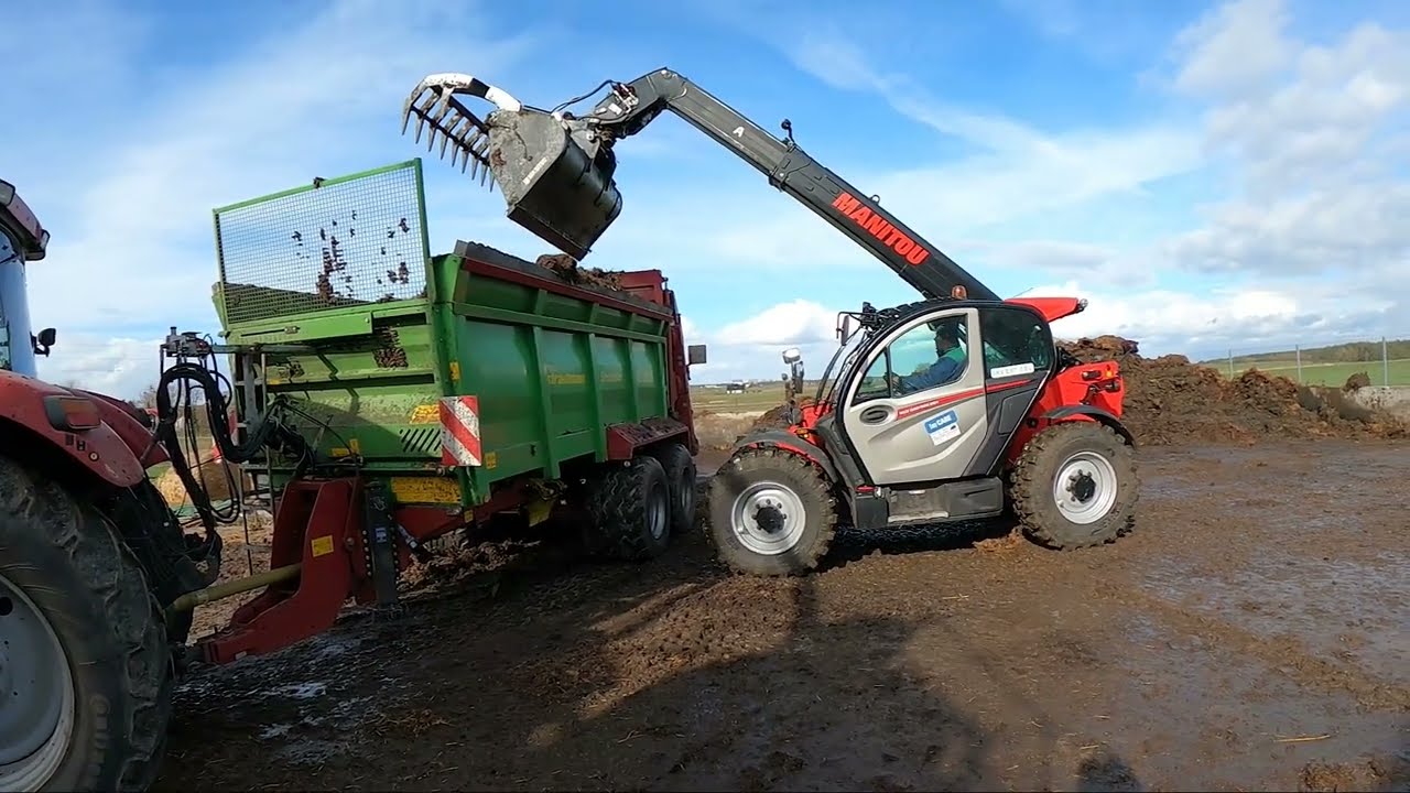 MANITOU CHALLENGE! Ładowarka przerzuciła kilkaset ton obornika! Jak wypadła?