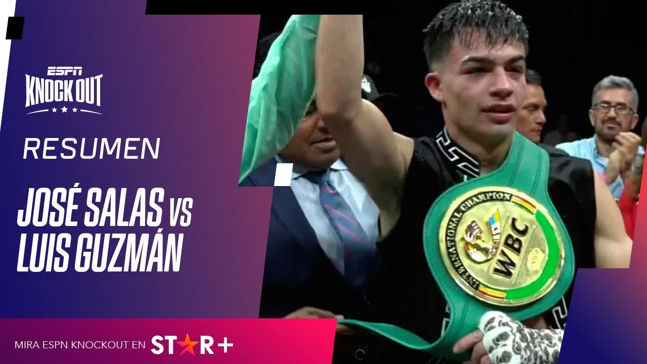 JOS&Eacute; SALAS VS. LUIS GUZM&Aacute;N // RESUMEN PELEA