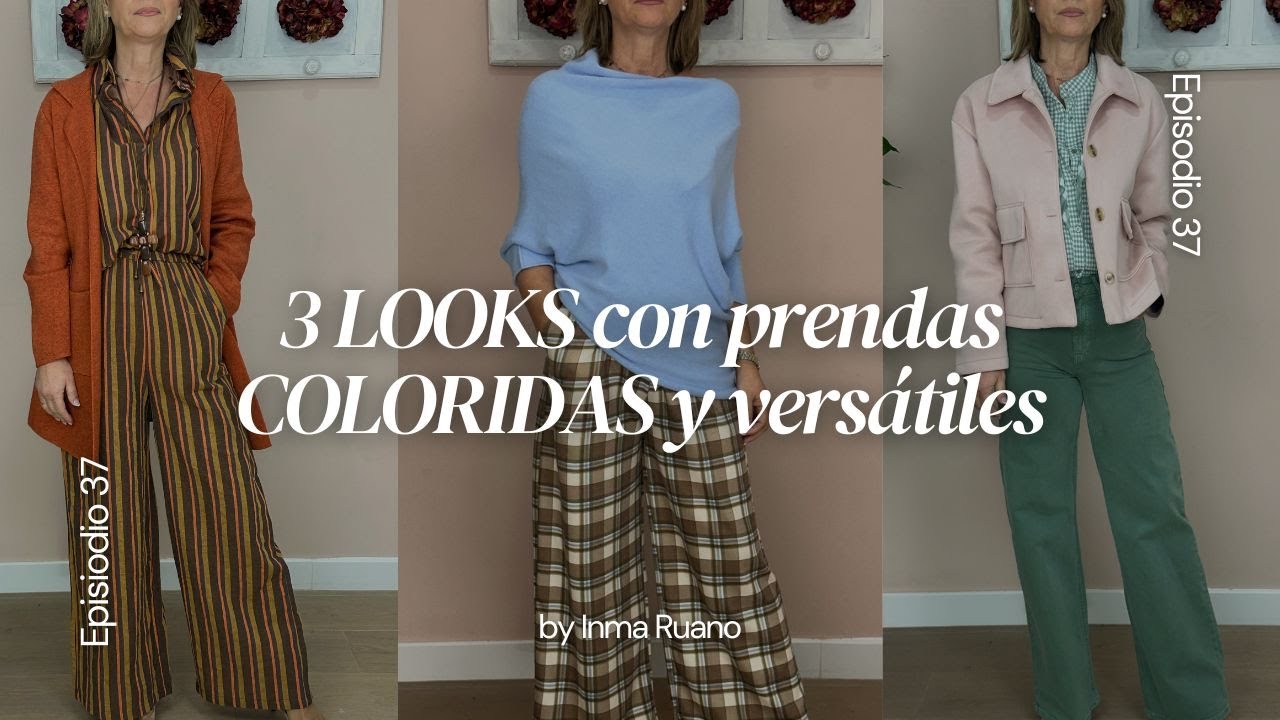 3 LOOKS con prendas COLORIDAS y versátiles💞 Perfectos para San Valentín