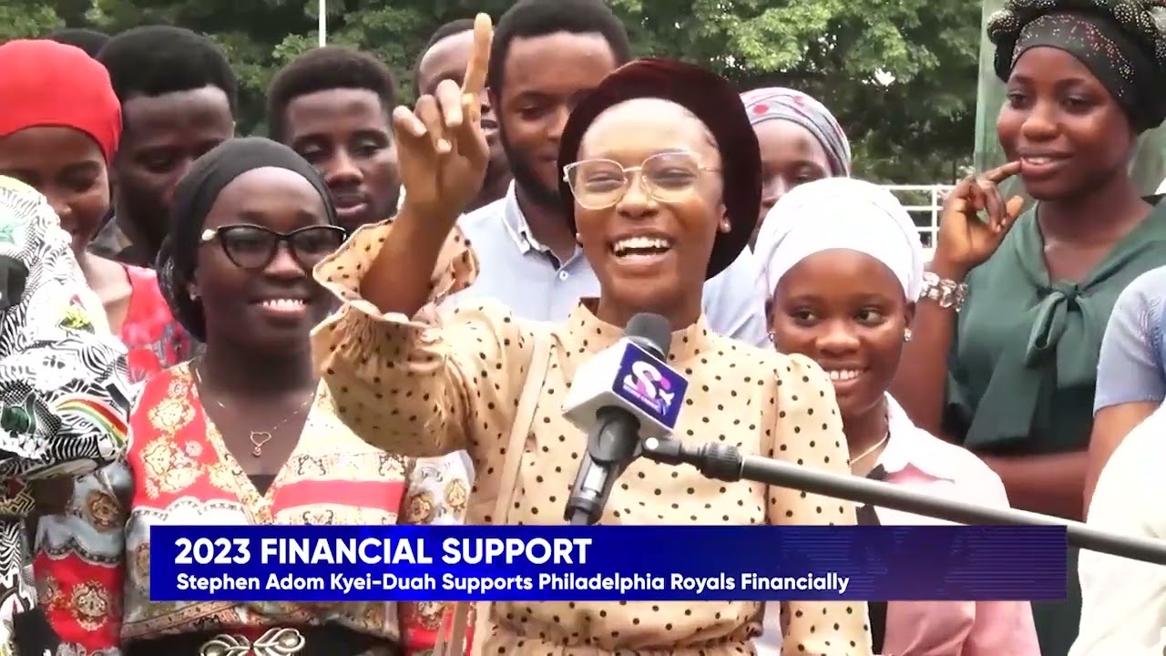 STEPHEN ADOM KYEI - DUAH SUPPORTS 250+ STUDENTS WITH CASH DONATION #stephenadomkyeiduah