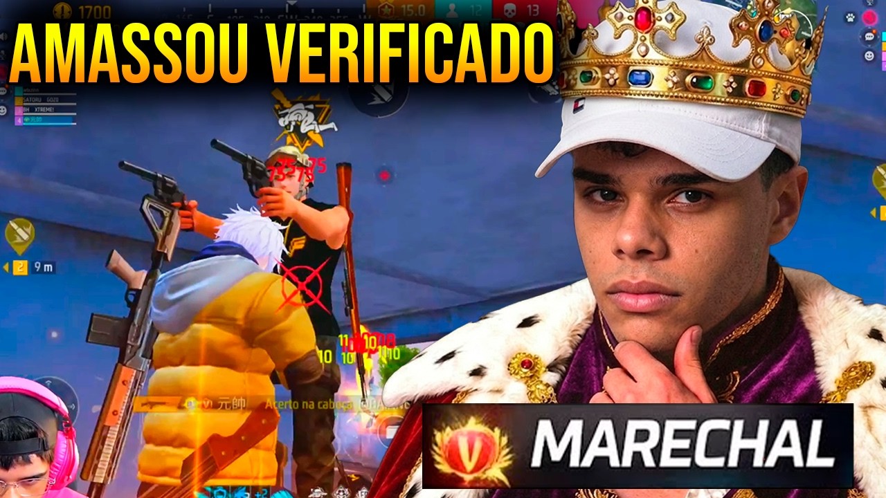 AMASSOU VERIFICADO - QUANDO O MARECHAL DECIDE HUMILHAR NA PARTIDA! FREE FIRE - NINJA CLIPS