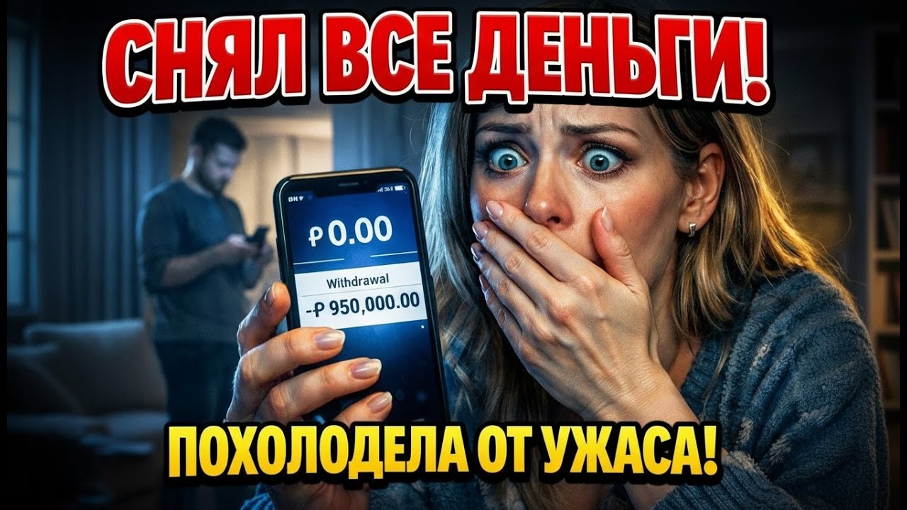 МУЖ ОПУСТОШИЛ СЧЁТ! Жена открыла банк и ПОХОЛОДЕЛА от ужаса