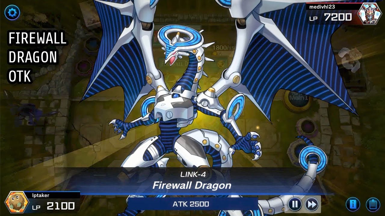 Master Duel Triple Bounce Firewall Dragon OTK - Code Talker Deck