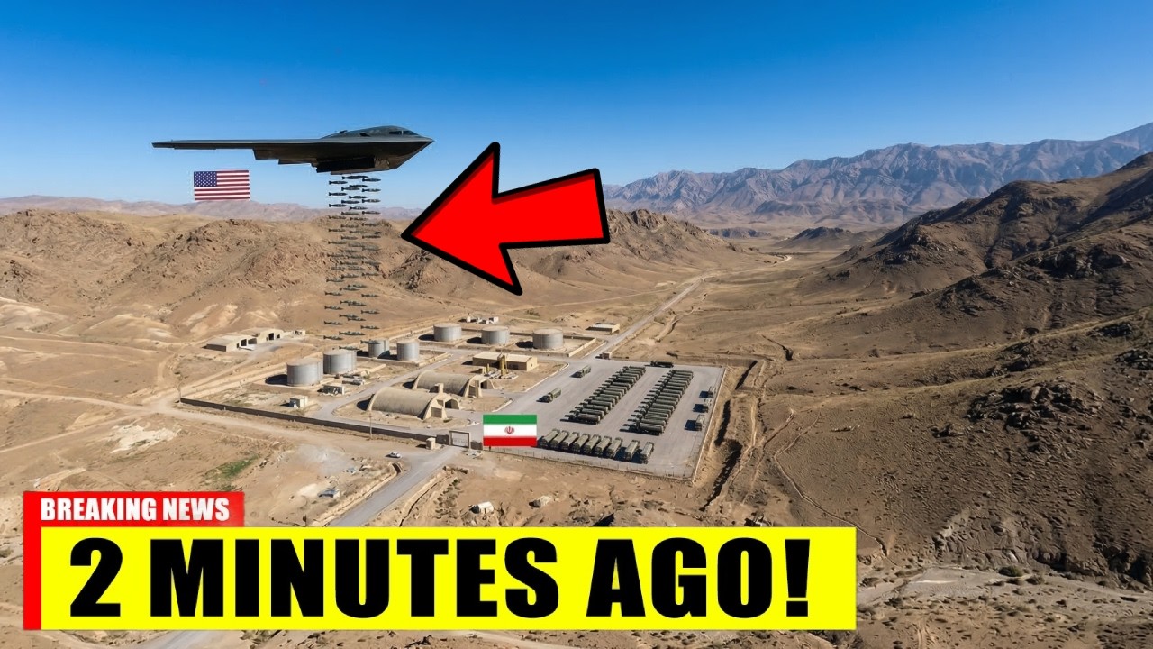 B-2s Dropped 240 Bombs on Iran... All Hit at the Same Second