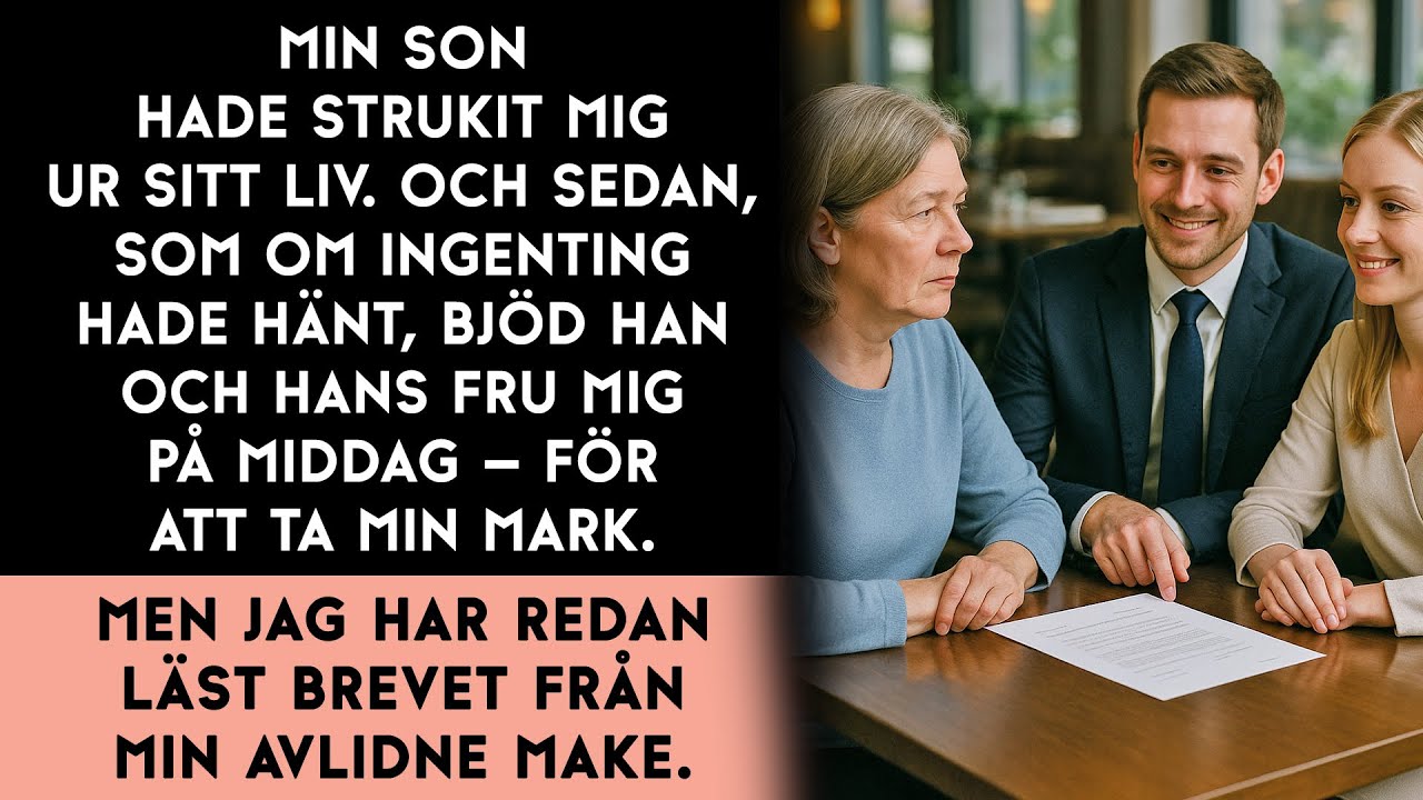 Allt de behövde var min underskrift. Men jag hade något mer.