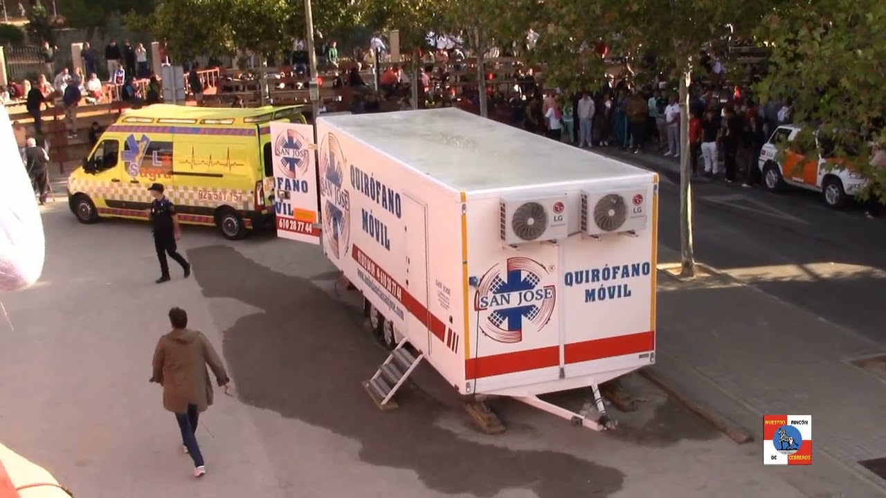 Cogida muy grave en el tercer encierro Villaviciosa de Od&oacute;n.
