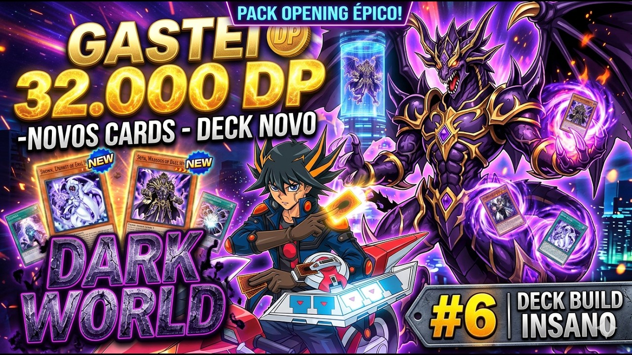 GASTEI 32.000 DP -NOVOS CARDS - DECK NOVO DARK WORLD DP Yu-Gi-Oh! 5D's  : World Championship 2009 #6