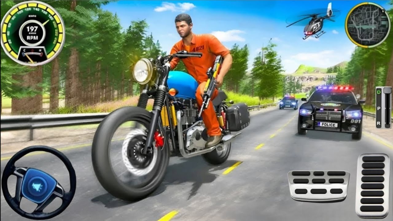 🚨 Police Car Chase Simulator 3D - Real Cop Cars Driving Simulator 2025 - Android Gameplay