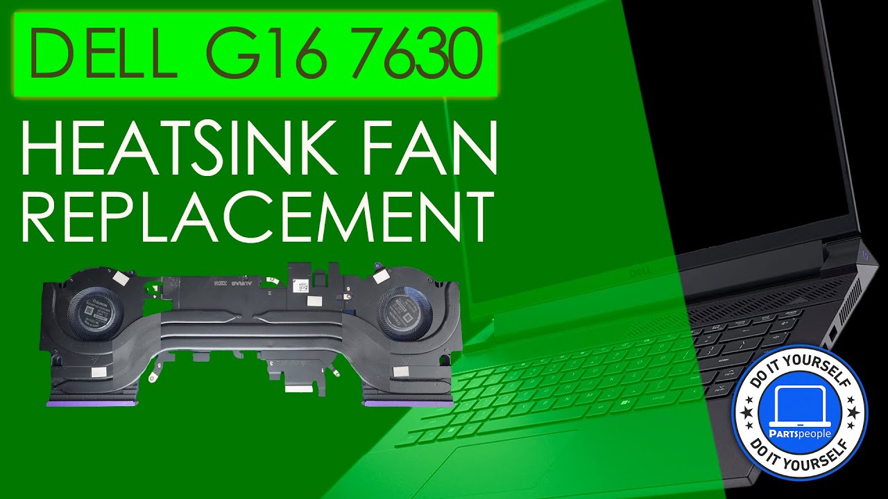 How To Replace Your Heatsink Fan Assembly | Dell G16 7630